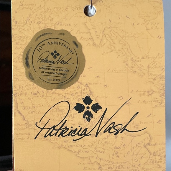 Patricia Nash Tiger Stripe Leather Crossbody Bag - Picture 2 of 16